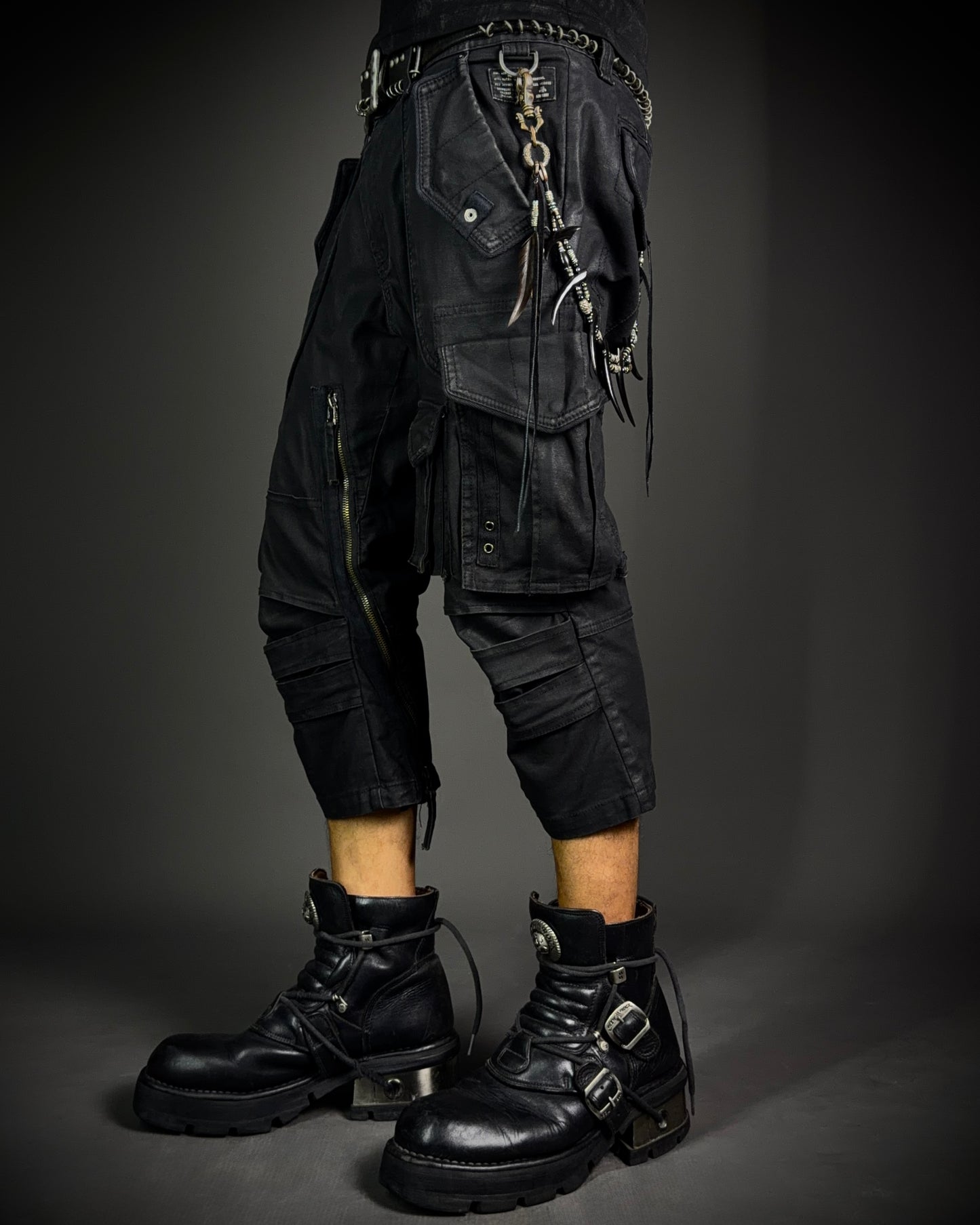 Luv Maison × Jackrose Coated Utility Cargo Shorts