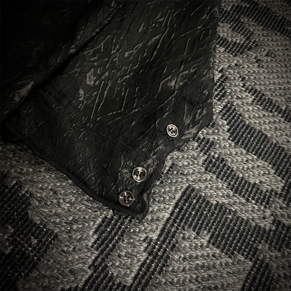 Xfrm Metallic Knit Fabric Shirt