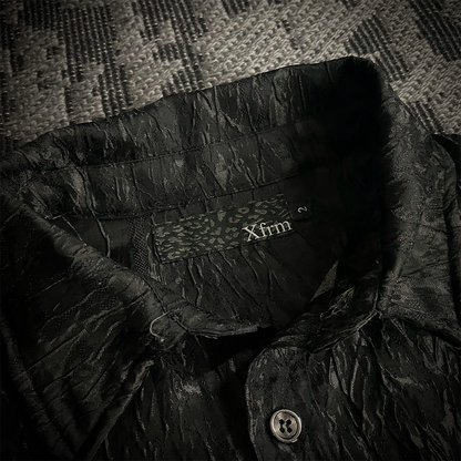 Xfrm Metallic Knit Fabric Shirt