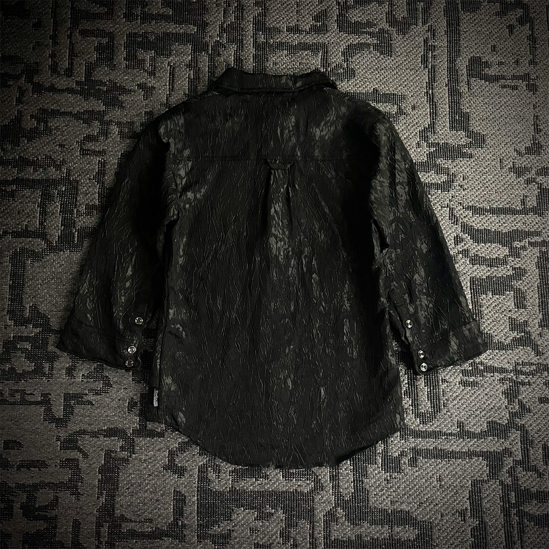 Xfrm Metallic Knit Fabric Shirt