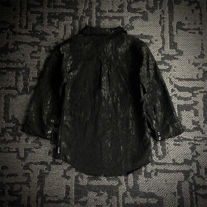 Xfrm Metallic Knit Fabric Shirt