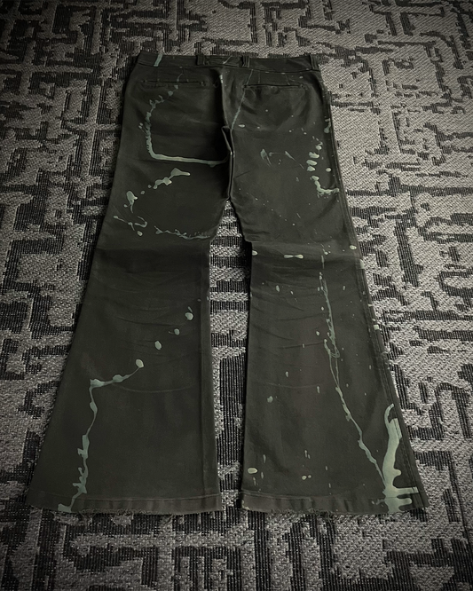 Tornado Mart Brush Splash Flared Jeans