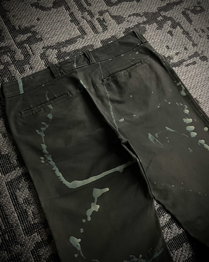 Tornado Mart Brush Splash Flared Jeans