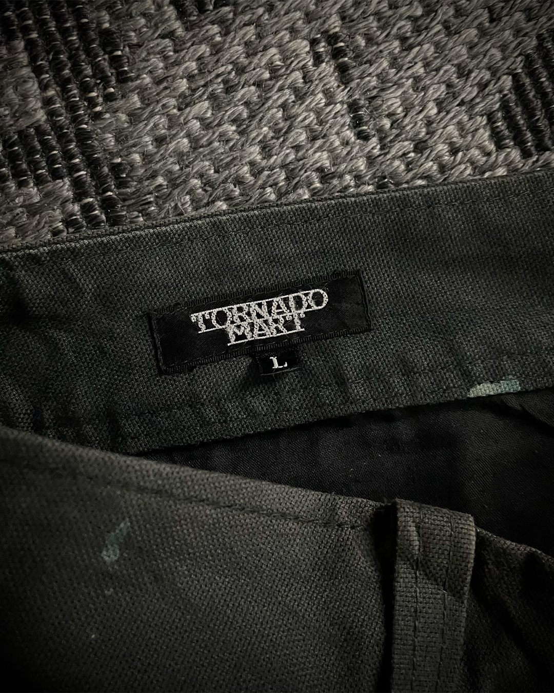 Tornado Mart Brush Splash Flared Jeans