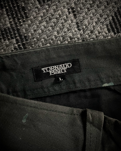 Tornado Mart Brush Splash Flared Jeans