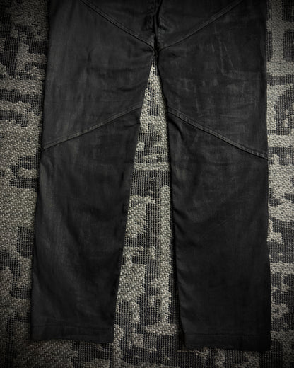 KMRii Leather Panel Skinny Pants