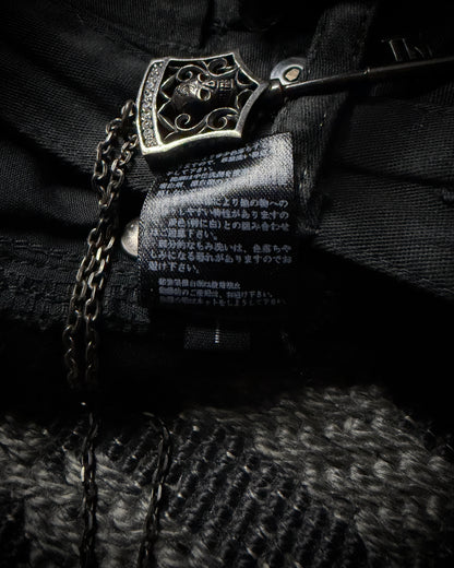 KMRii Leather Panel Skinny Pants