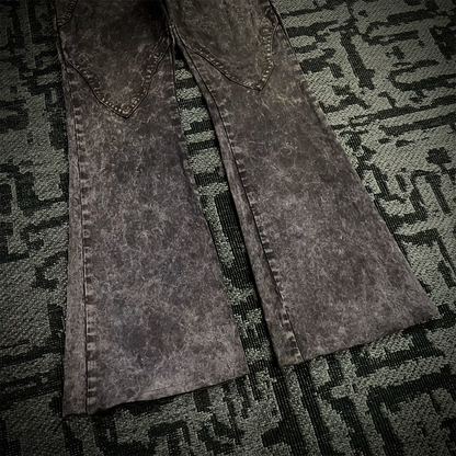 Semantic Design Tie Dye Flared Pants