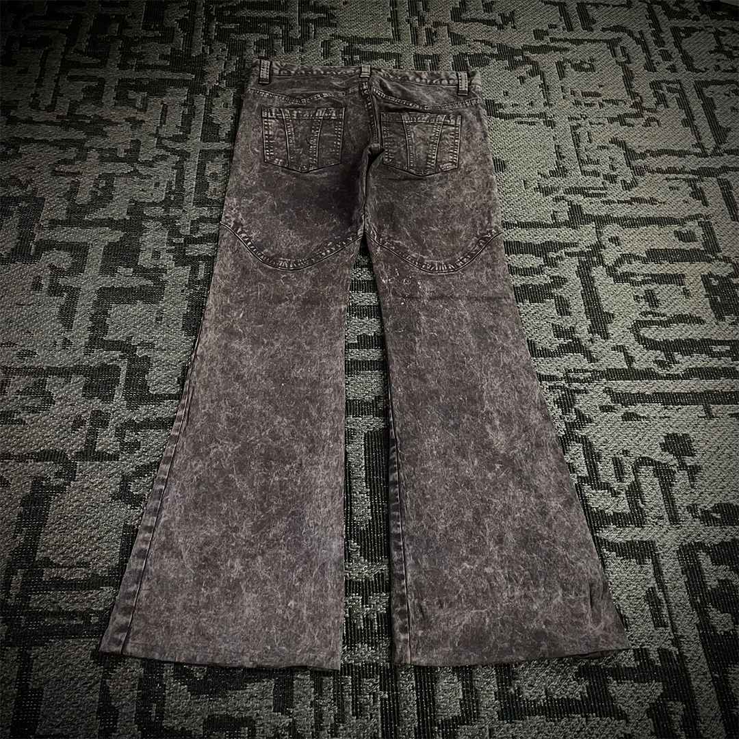 Semantic Design Tie Dye Flared Pants