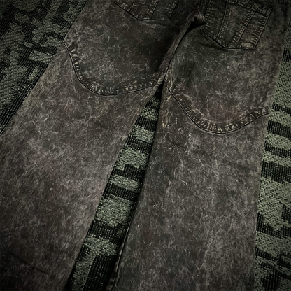 Semantic Design Tie Dye Flared Pants