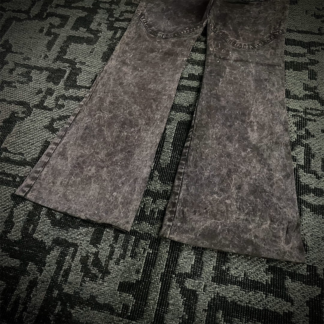 Semantic Design Tie Dye Flared Pants