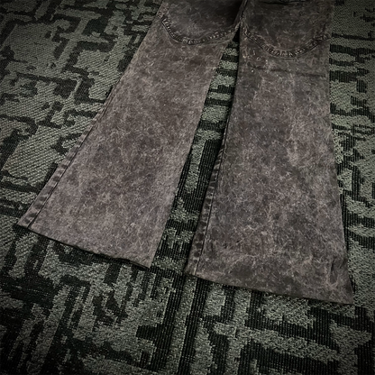 Semantic Design Tie Dye Flared Pants