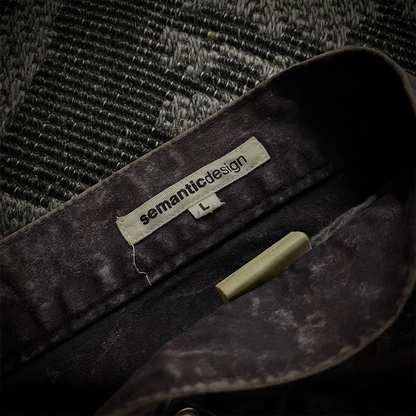 Semantic Design Tie Dye Flared Pants