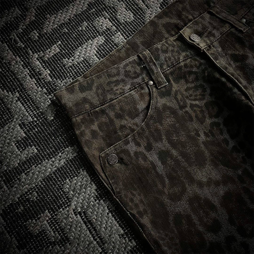 Tornado Mart Leopard Flared Pants