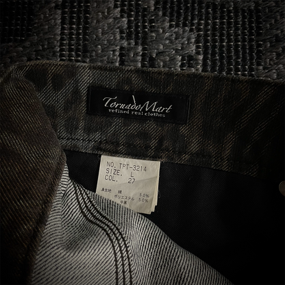 Tornado Mart Leopard Flared Pants