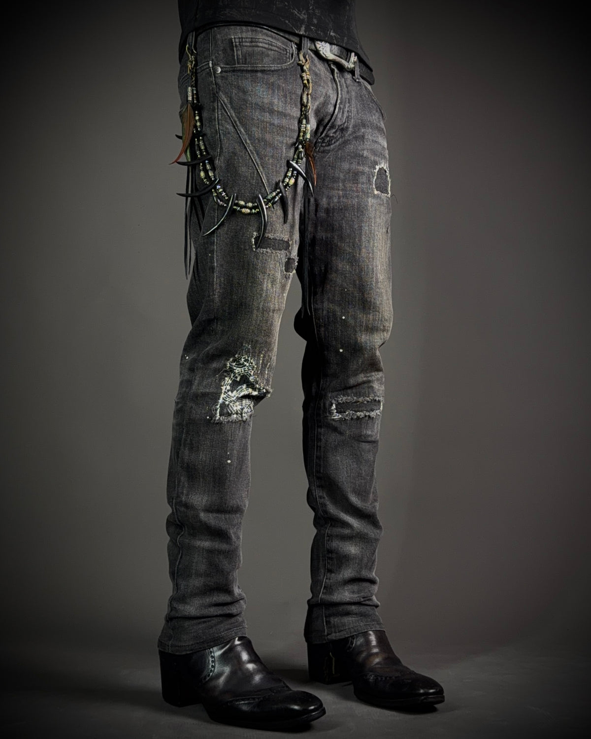 Number (N)ine × Loveless Guild Prime Distressed Jeans