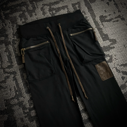 Goa 3D Pocket Brown Patch Flared Pants