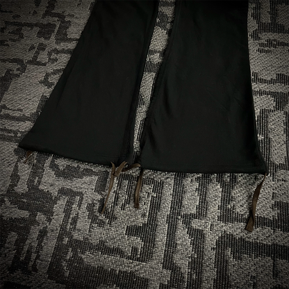 Goa 3D Pocket Brown Patch Flared Pants