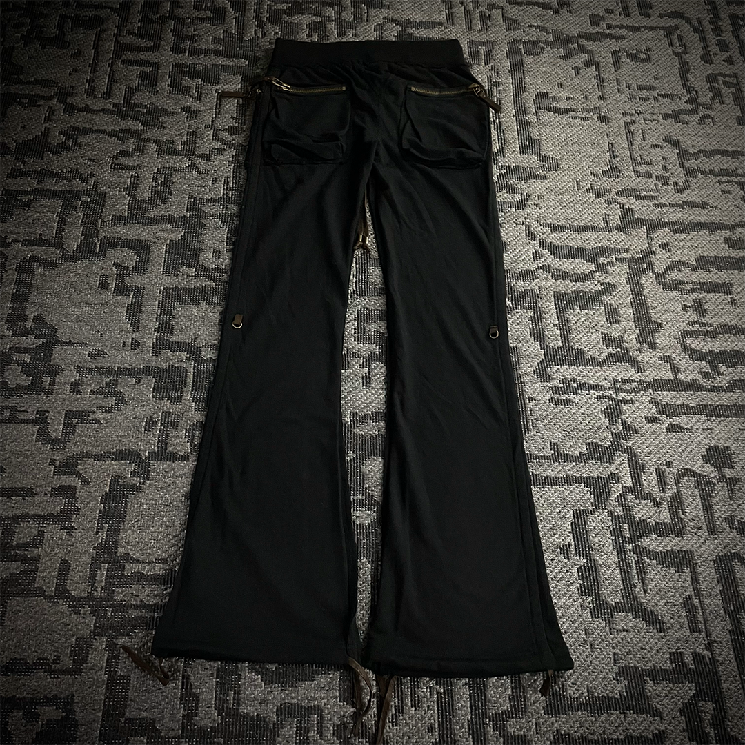 Goa 3D Pocket Brown Patch Flared Pants