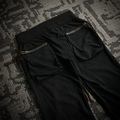 Goa 3D Pocket Brown Patch Flared Pants