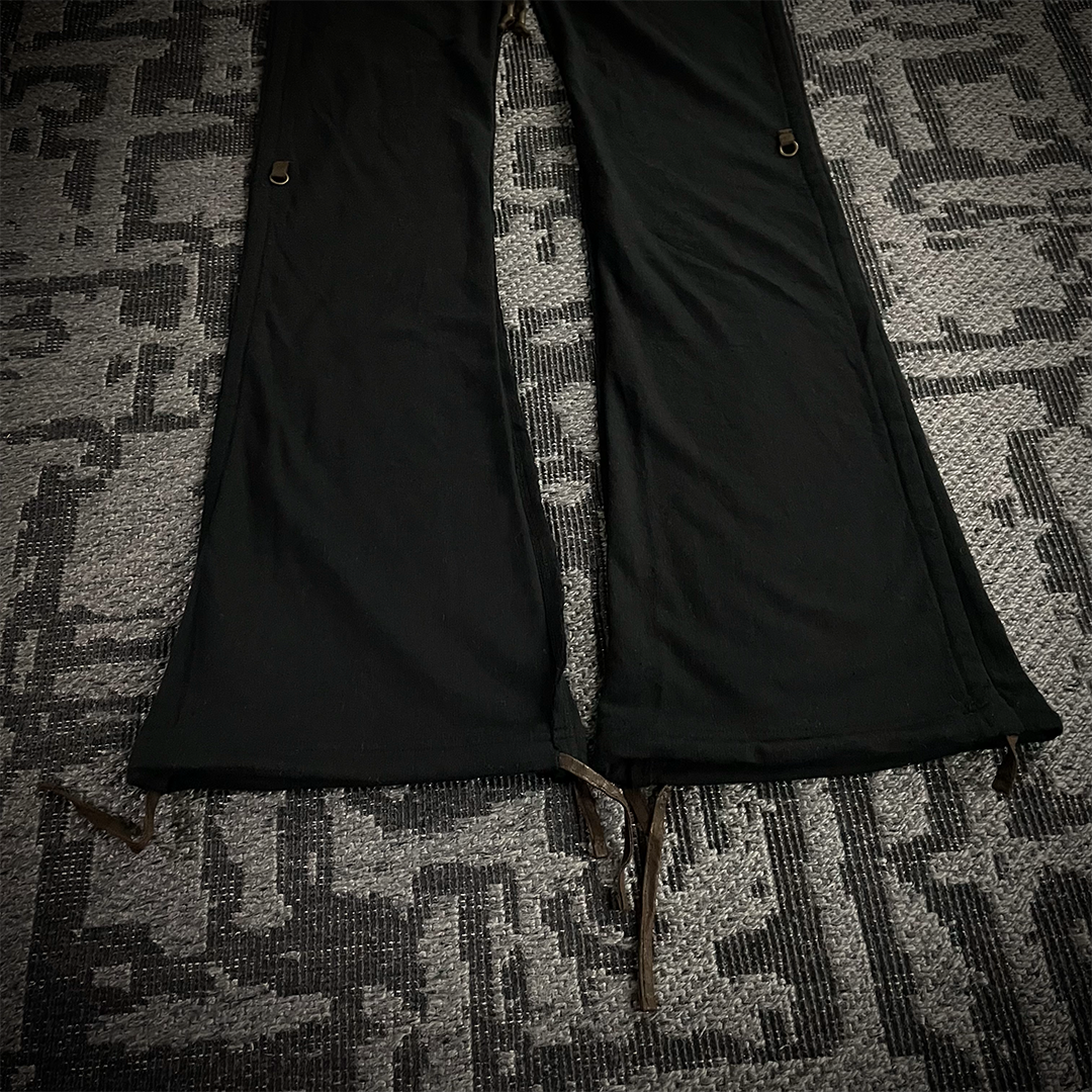 Goa 3D Pocket Brown Patch Flared Pants