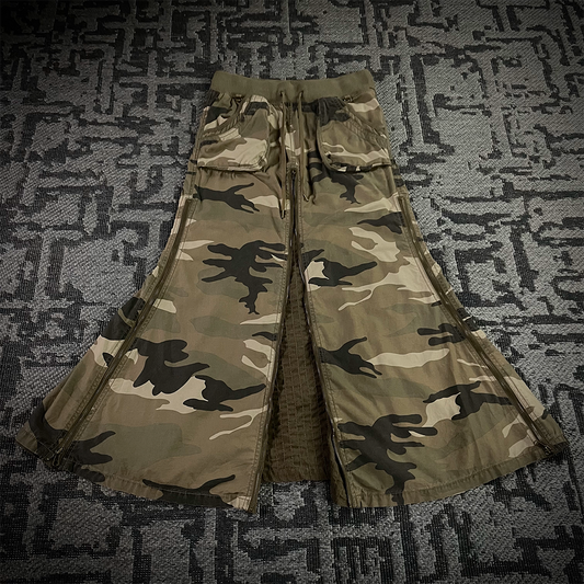 Goa Military Multi-Zip Skirt