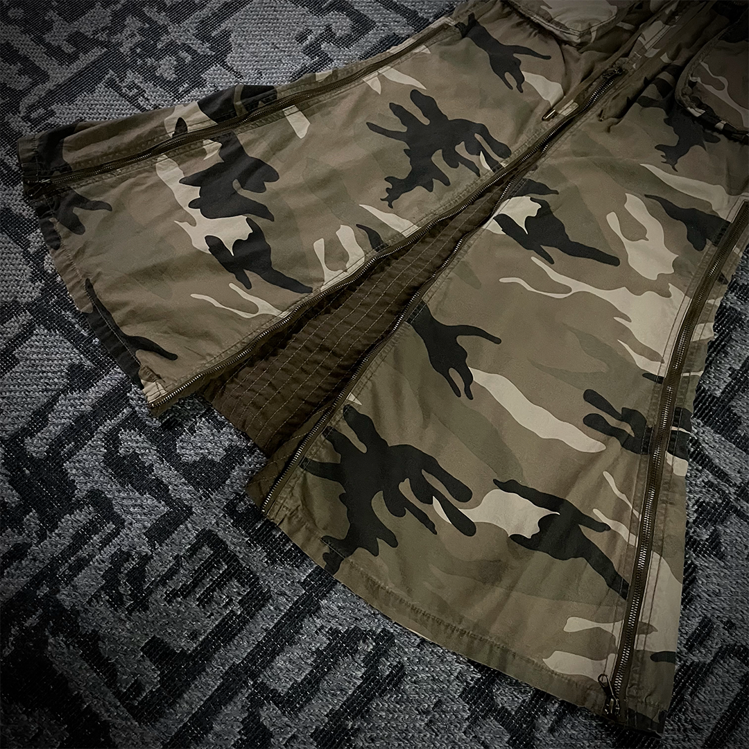 Goa Military Multi-Zip Skirt