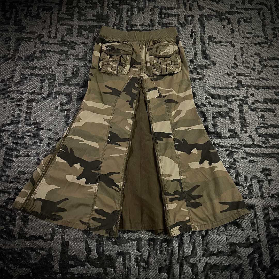 Goa Military Multi-Zip Skirt