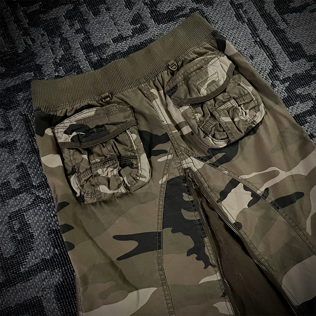 Goa Military Multi-Zip Skirt