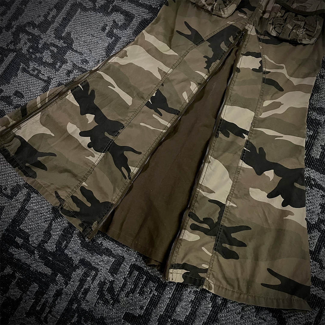 Goa Military Multi-Zip Skirt