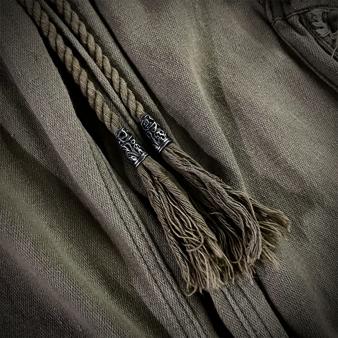 G.O.A Parachute Distressed Flared Cargo  Pants