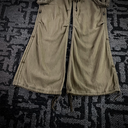 G.O.A Parachute Distressed Flared Cargo  Pants