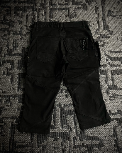 Kmrii Multi-Patch Distressed Short Pants