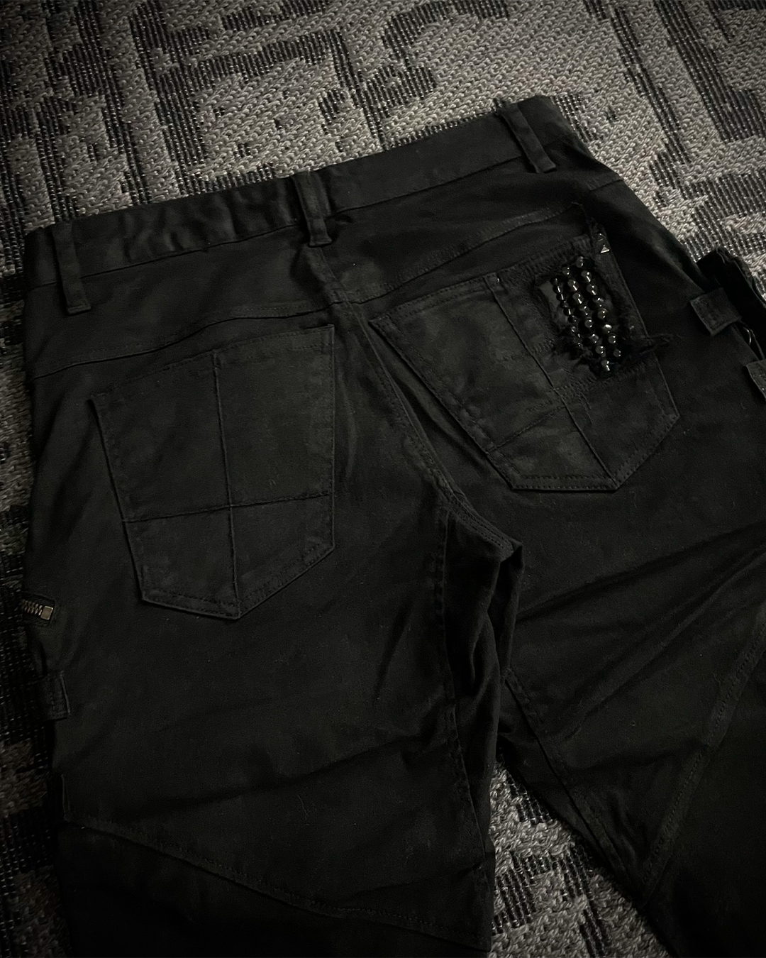 Kmrii Multi-Patch Distressed Short Pants