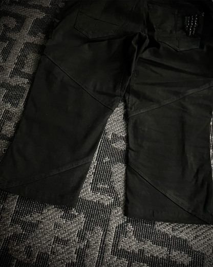 Kmrii Multi-Patch Distressed Short Pants