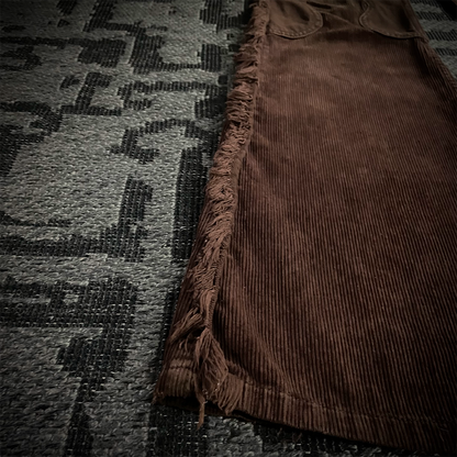 Led Rechwe Sword Corduroy Flared Jeans (not included belt)