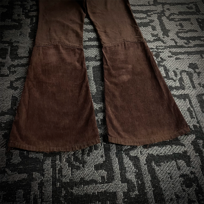 Led Rechwe Sword Corduroy Flared Jeans (not included belt)