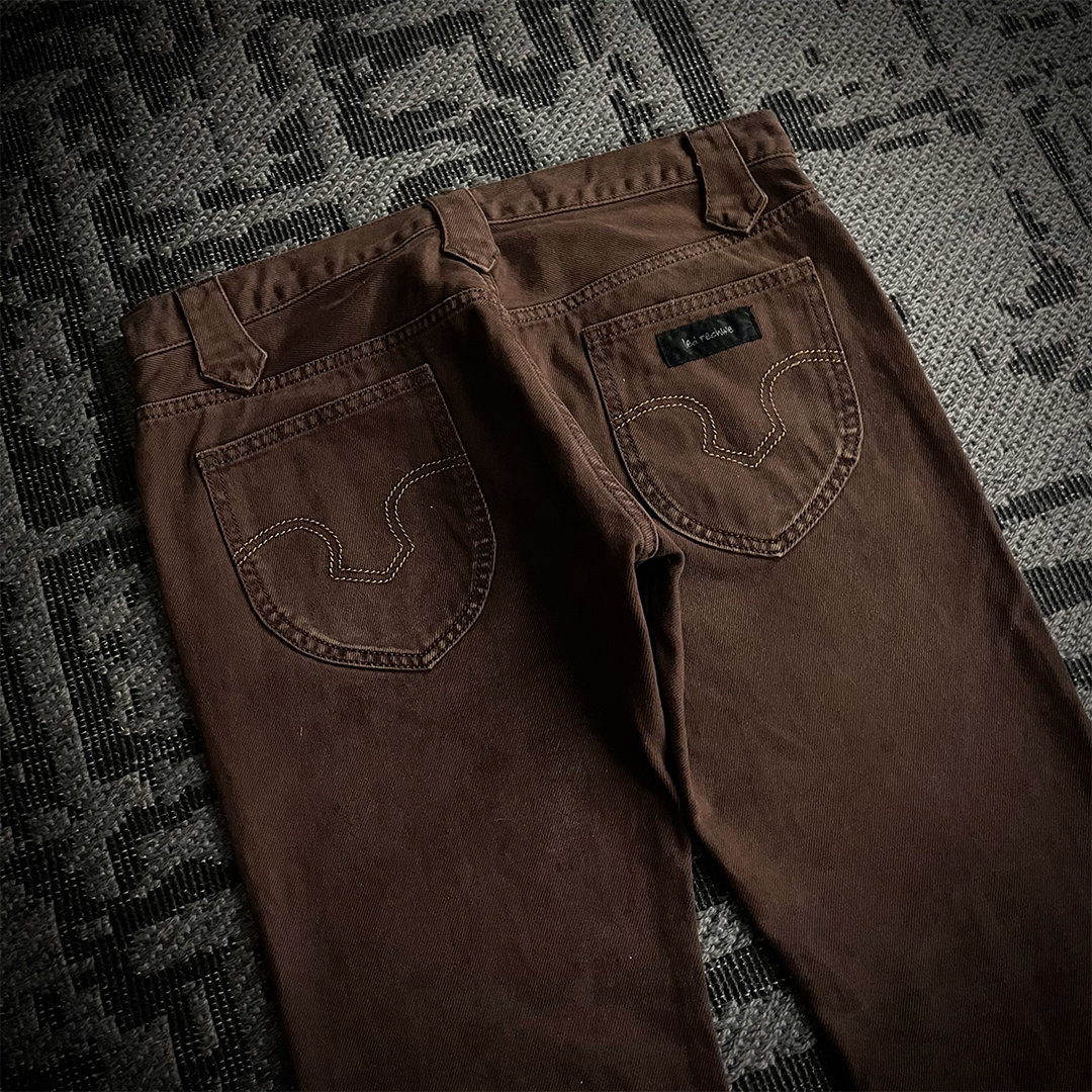 Led Rechwe Sword Corduroy Flared Jeans (not included belt)