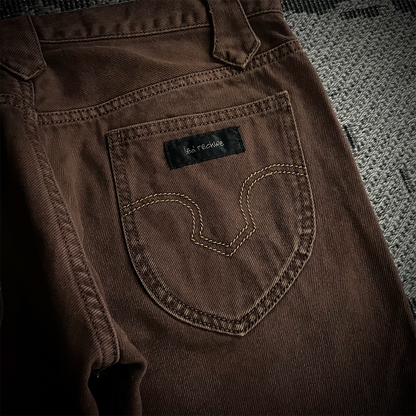 Led Rechwe Sword Corduroy Flared Jeans (not included belt)