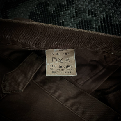 Led Rechwe Sword Corduroy Flared Jeans (not included belt)