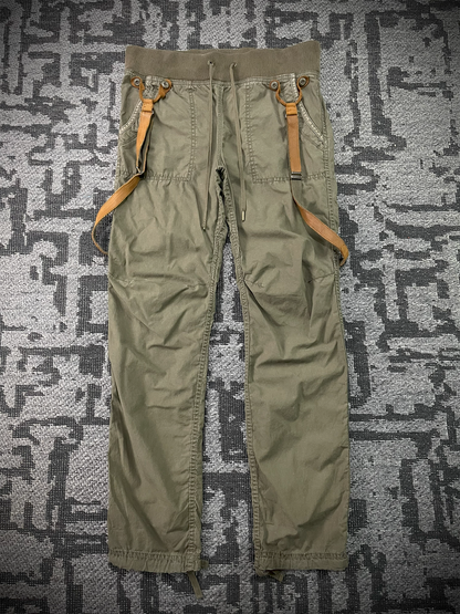 G.o.a Military Suspender Skinny Pants
