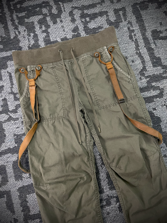 G.o.a Military Suspender Skinny Pants