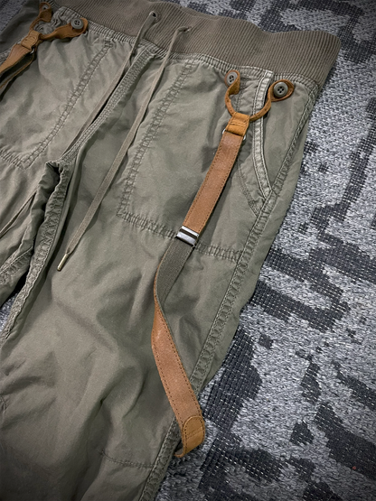 G.o.a Military Suspender Skinny Pants