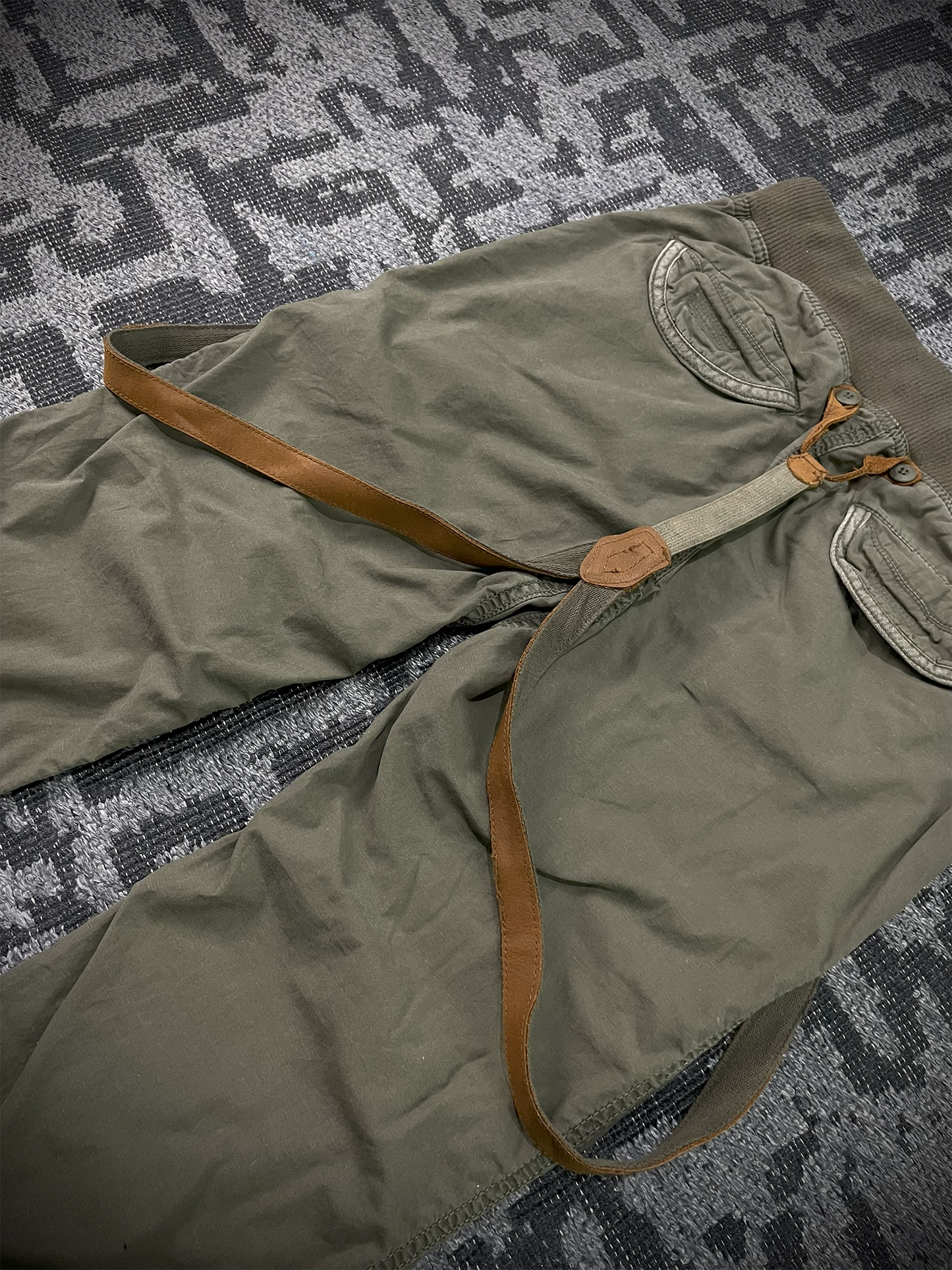 G.o.a Military Suspender Skinny Pants