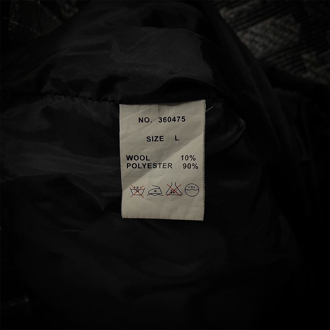 Midas Flannel Glitter Fur Puffer Down Jacket