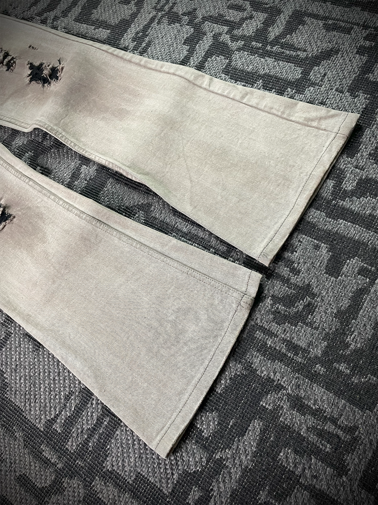 B Star Distressed Flared Pants