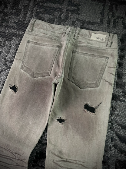 B Star Distressed Flared Pants