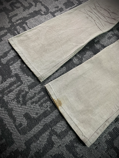 B Star Distressed Flared Pants