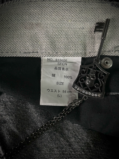 B Star Distressed Flared Pants