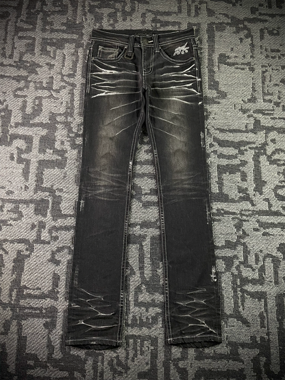 Xfrm Whiskered Skinny Jeans